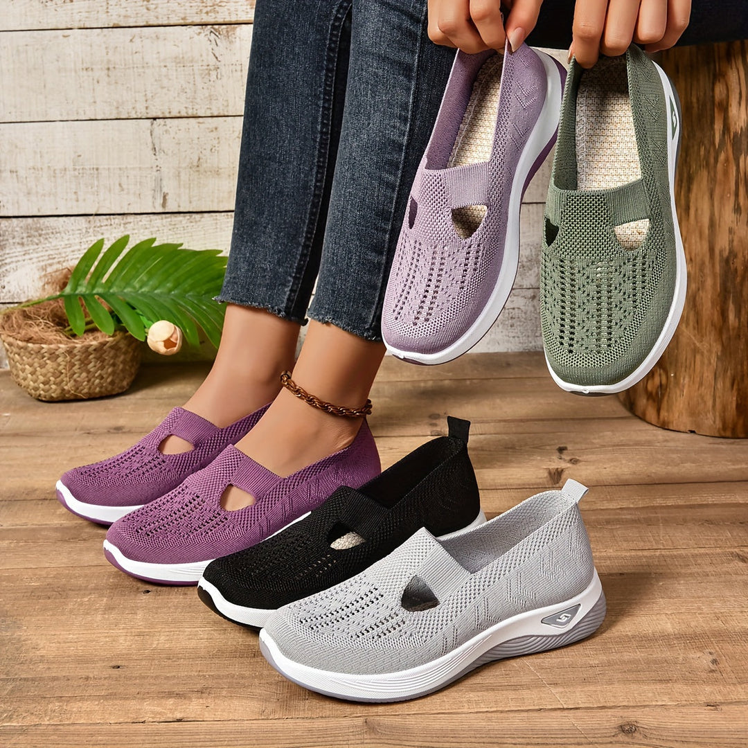 Romy | Women's Slip-On Trainers | Perforated Orthopaedic