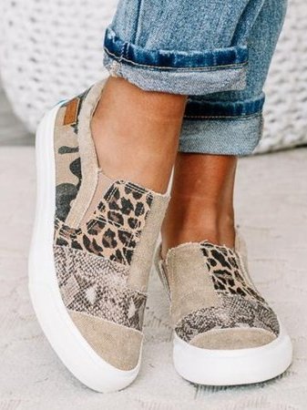 Loafers For Women | Slip-On Patterned Upper