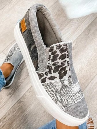 Loafers For Women | Slip-On Patterned Upper