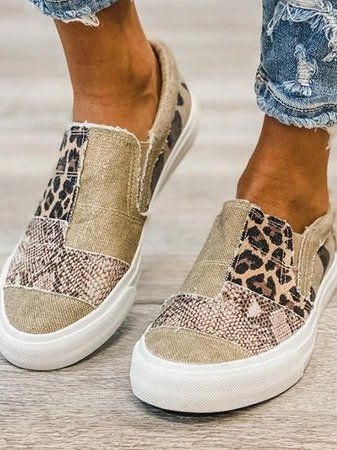 Loafers For Women | Slip-On Patterned Upper