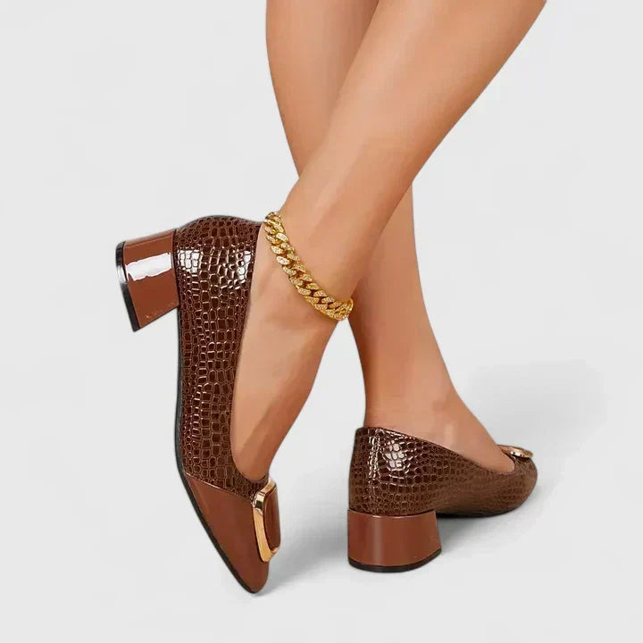 Aggie | Loafers For Women | Block Heel Closed Toe