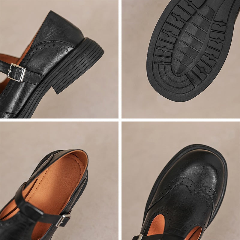 Bria | Mary Jane Shoes For Women | Closed Toe With Buckle Strap
