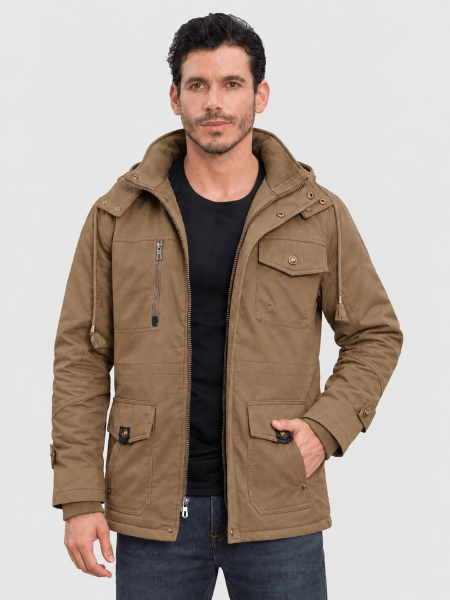 Men's Classic Casual Jacket – Khaki