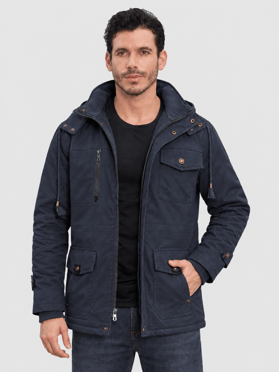 Men's Classic Casual Jacket – Navy