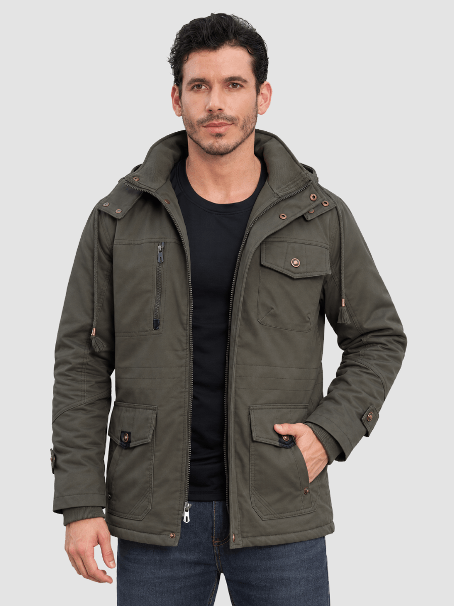 Men's Classic Casual Jacket – Army Green