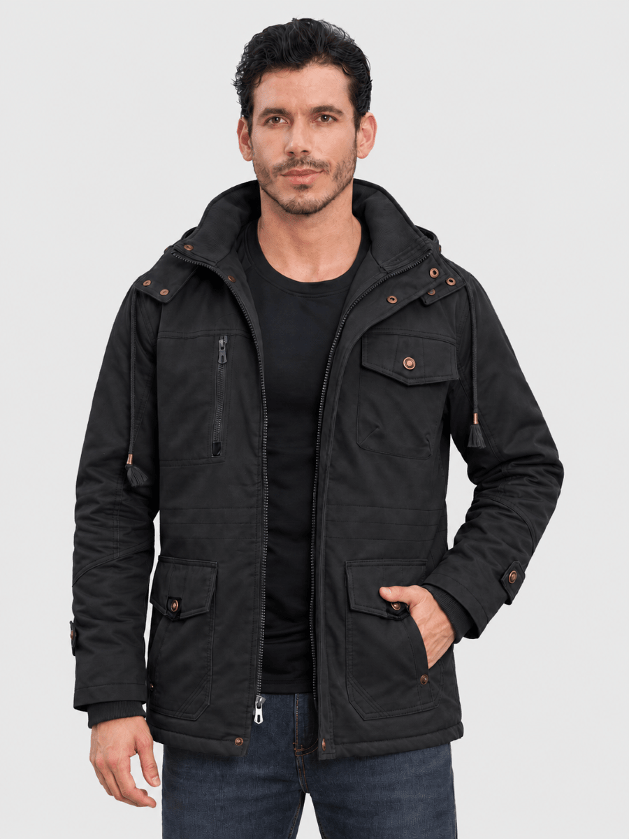 Men's Classic Casual Jacket – Black