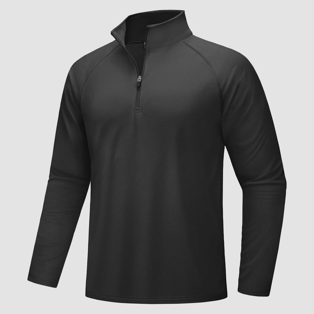 Men's Quarter-Zip Sweater with Fleece Lining