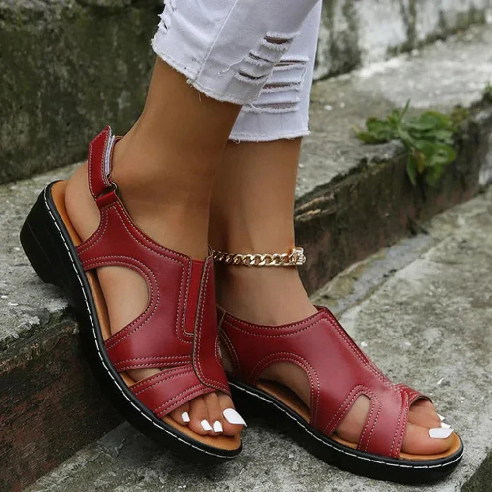 Sandals For Women | Open Toe Slingback Wedge