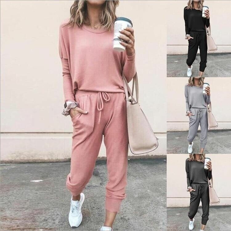Rita | Women's Two-Piece Set | Jogger-style Trousers