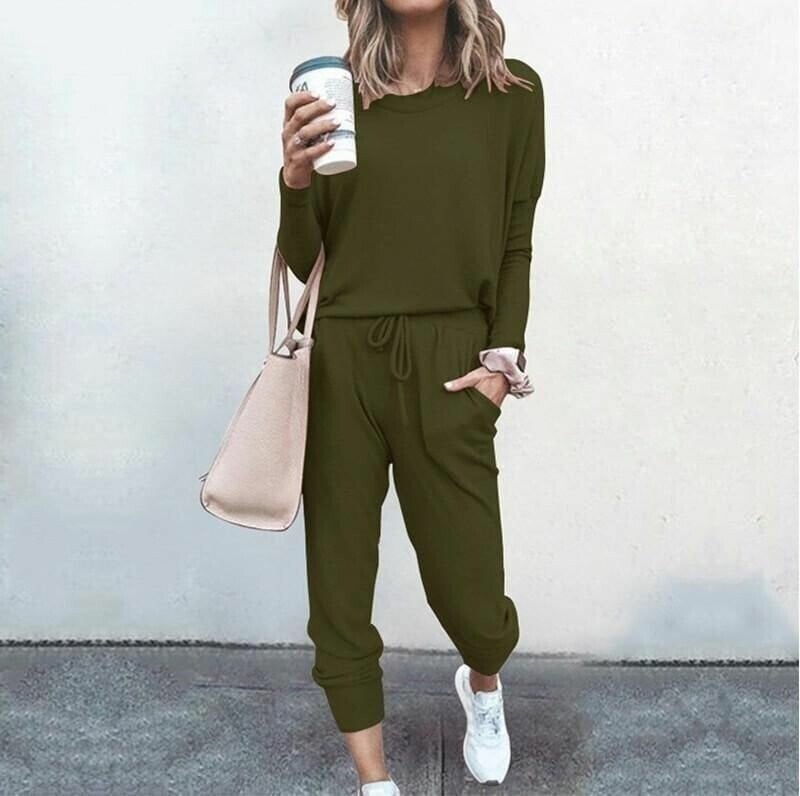 Rita | Women's Two-Piece Set | Jogger-style Trousers