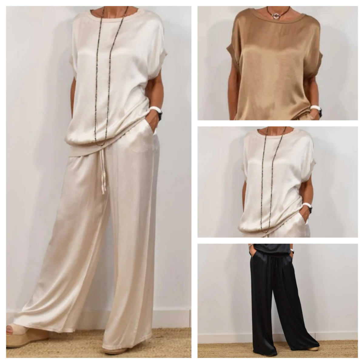 Valerie | Women's Two-Piece Set | Loose Silhouette Top and Trousers