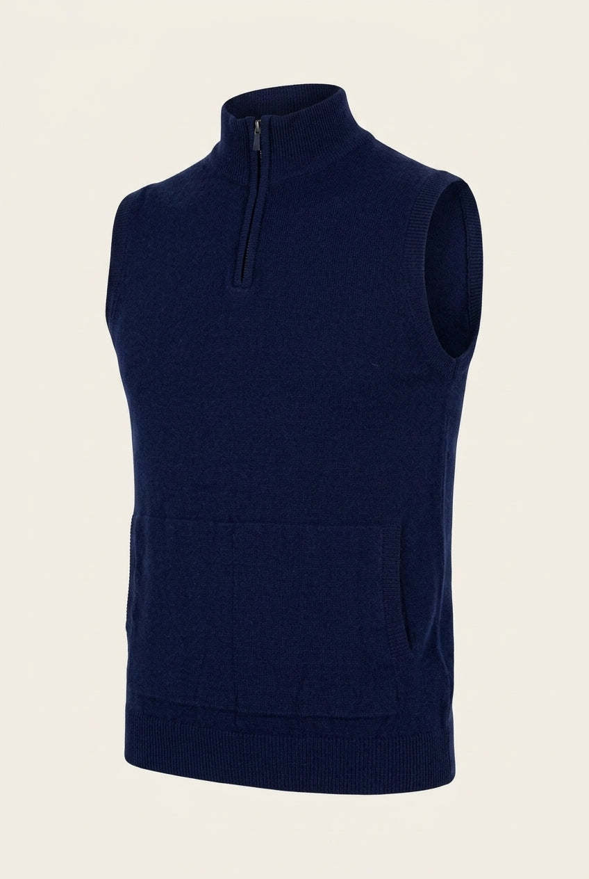 Men's Soft Drape Sweater – Navy